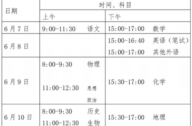 北京2020高考改为四天 本科普通批设30个志愿